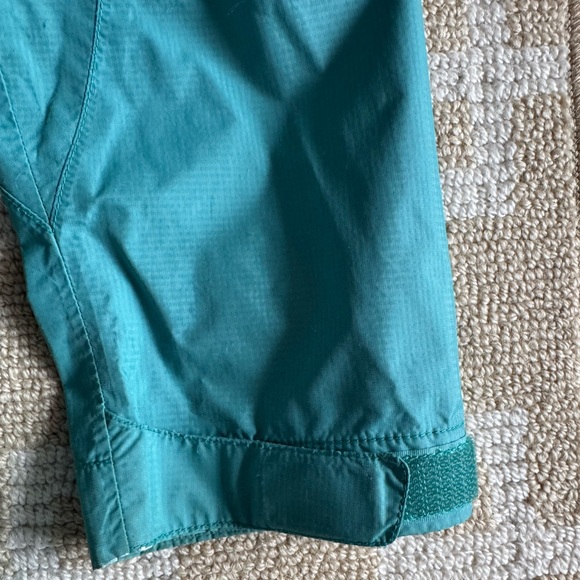 Marmot Hooded Rain Jacket Teal Lightweight Waterproof Shell Raincoat Medium - Picture 9 of 11